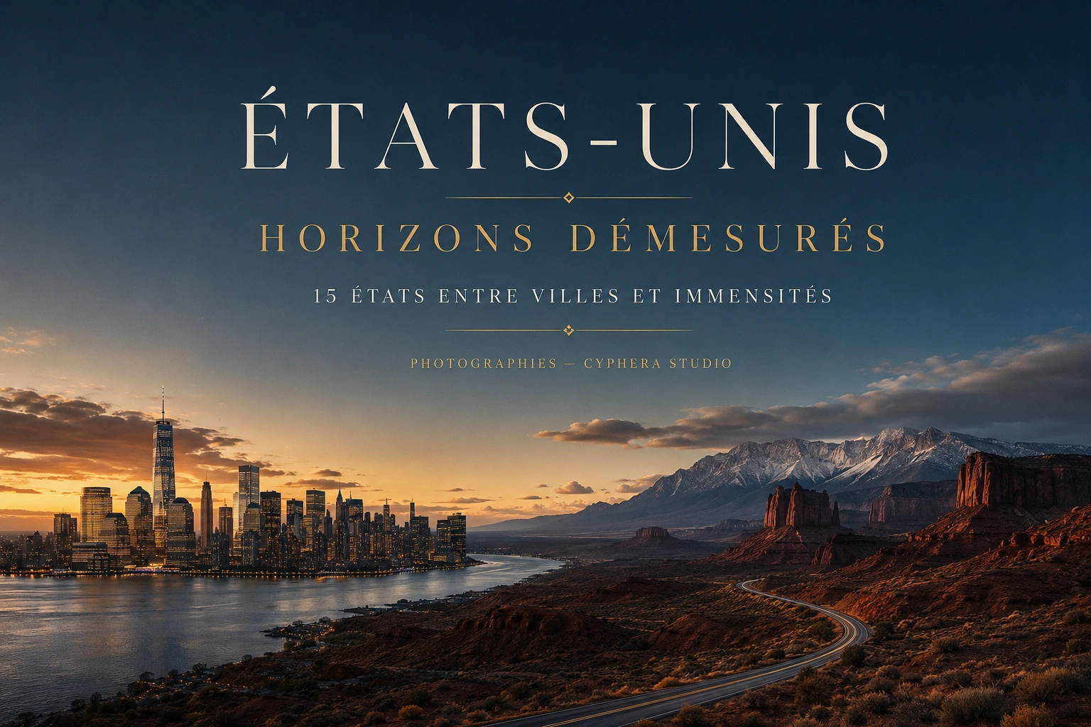 Couverture du livre États-Unis — Horizons démesurés