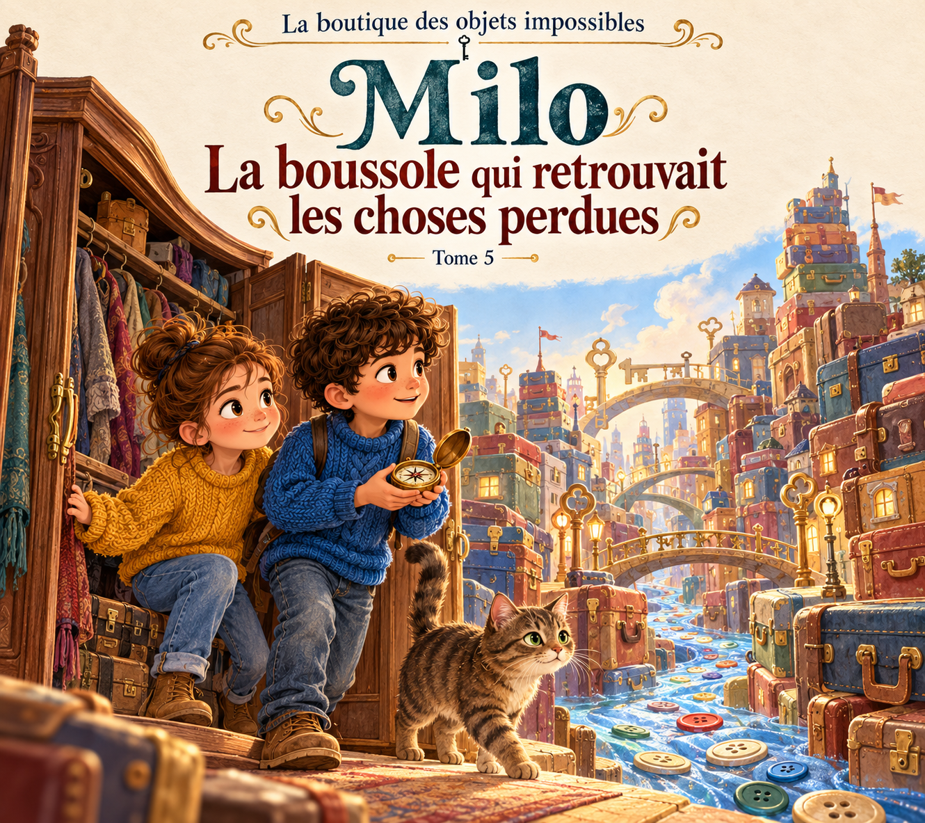 Couverture : La boussole qui retrouvait les choses perdues
