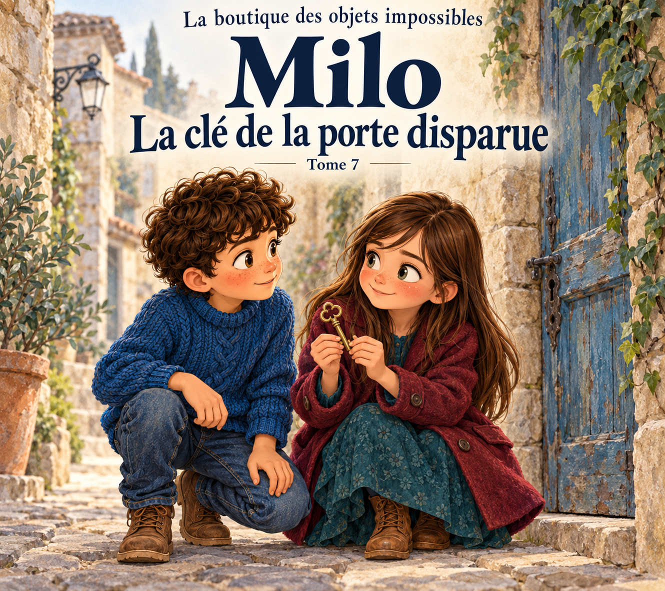 Couverture : La clé de la porte disparue
