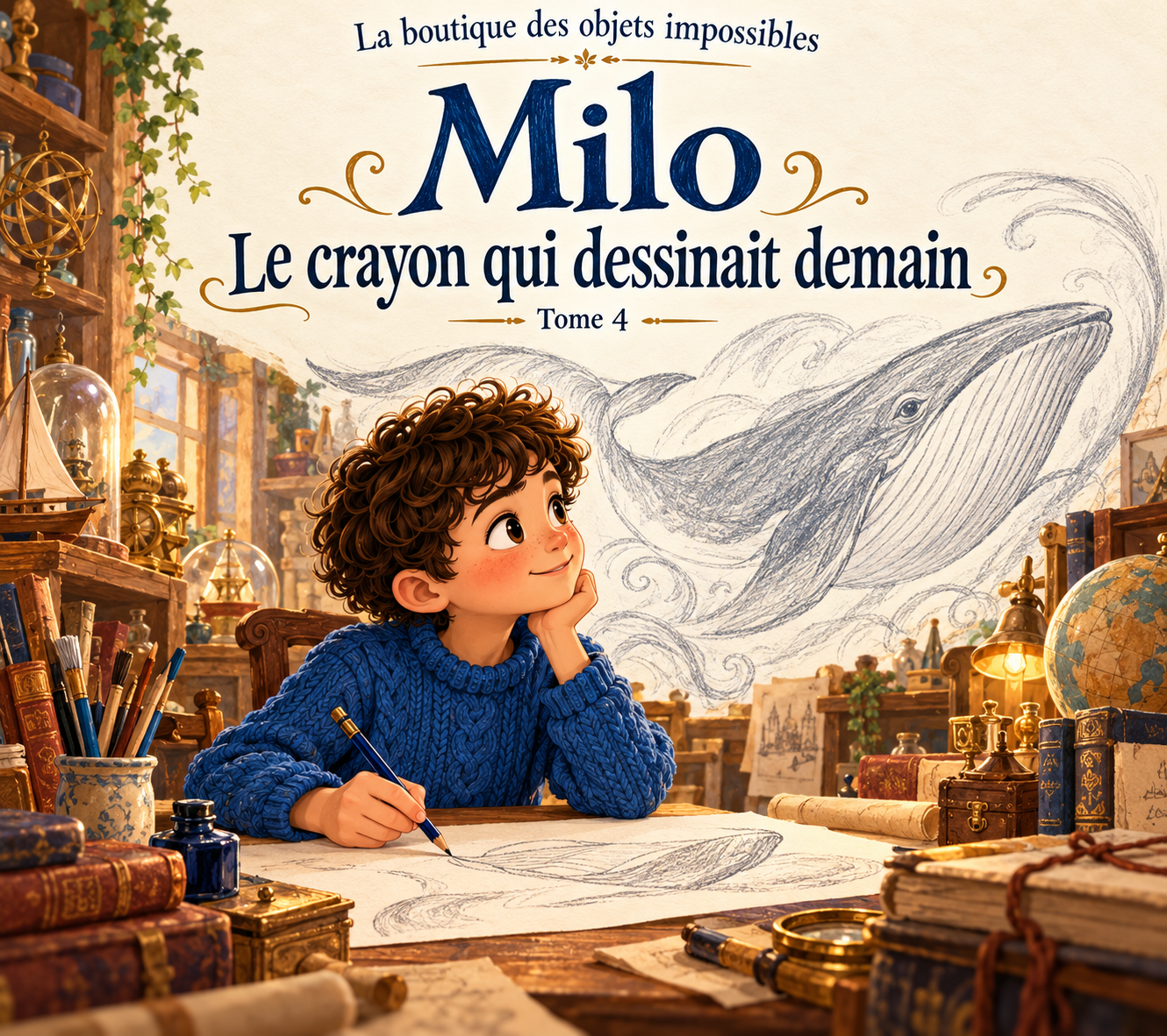 Couverture : Le crayon qui dessinait demain