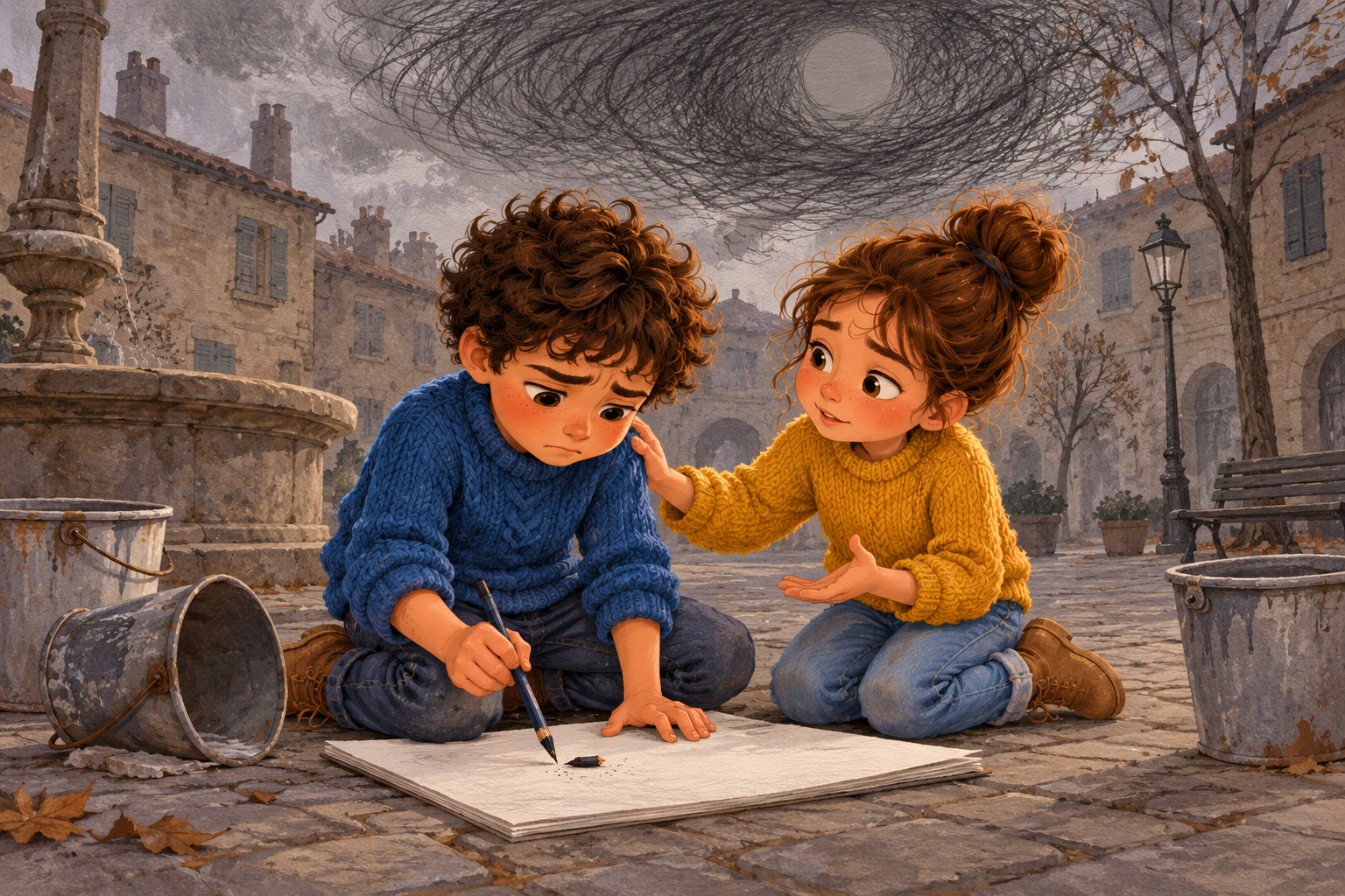 Le crayon brisé
