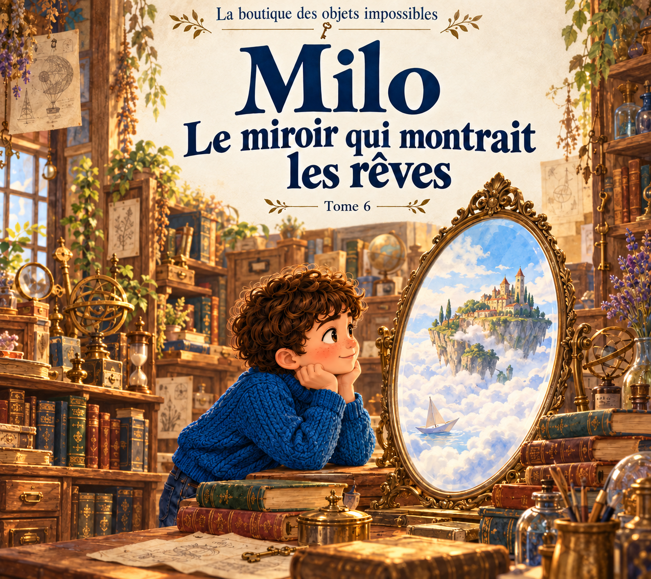 Couverture : Le miroir qui montrait les rêves