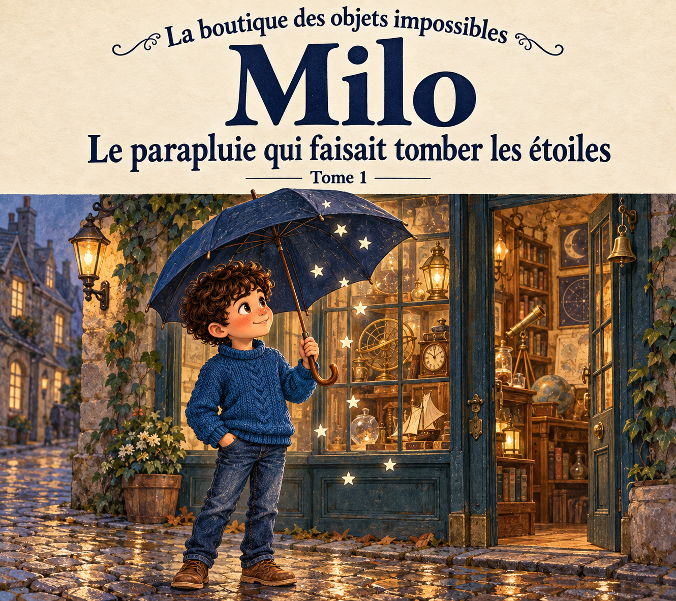 Couverture : Le parapluie qui faisait tomber les étoiles