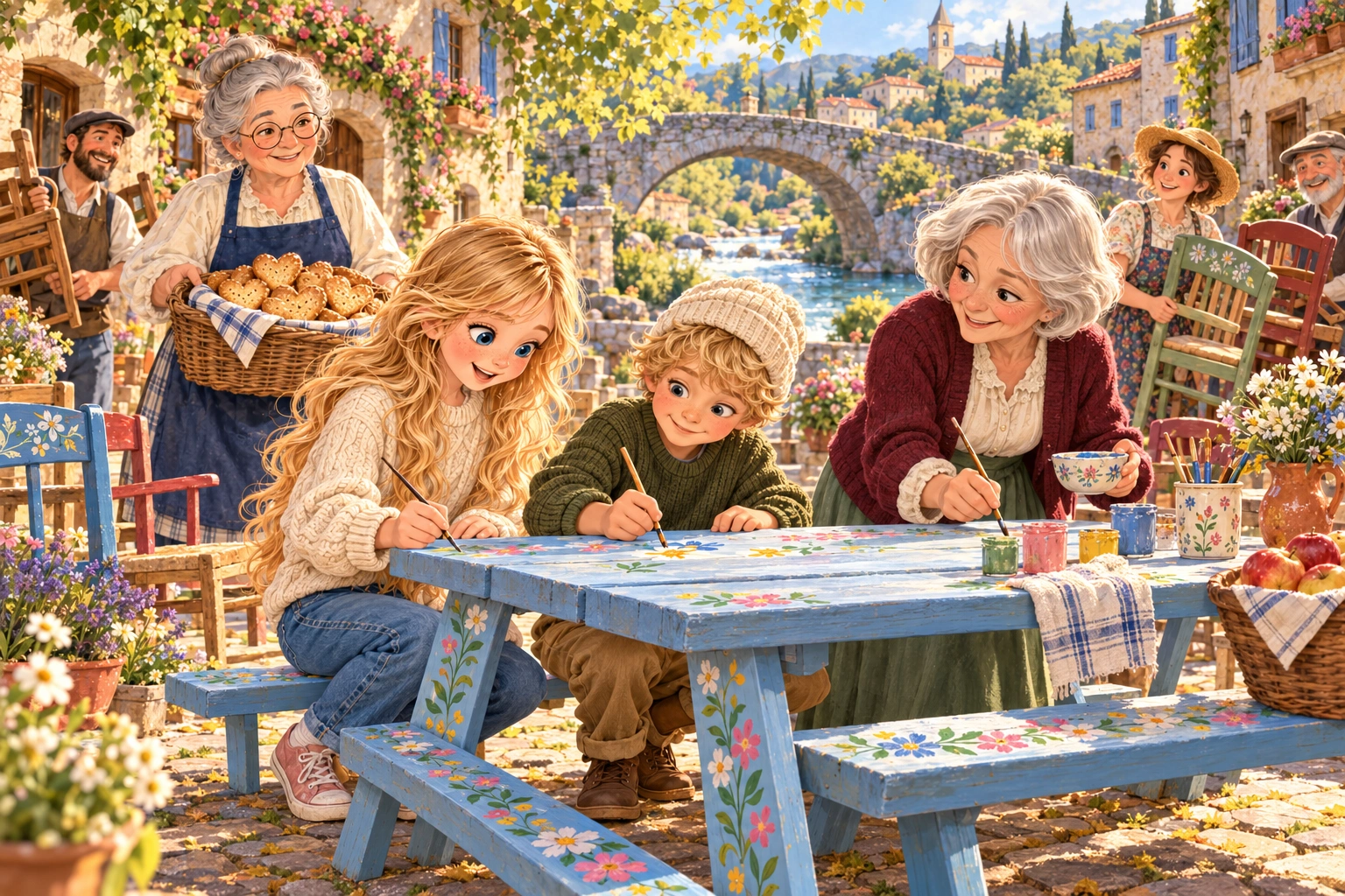 Le retour de la table bleue