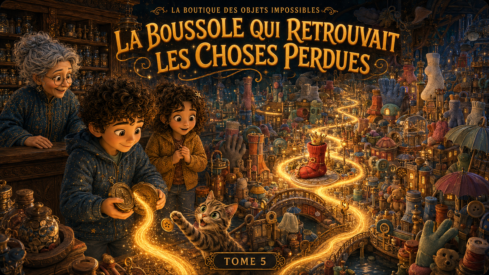 Couverture La boussole qui retrouvait les choses perdues