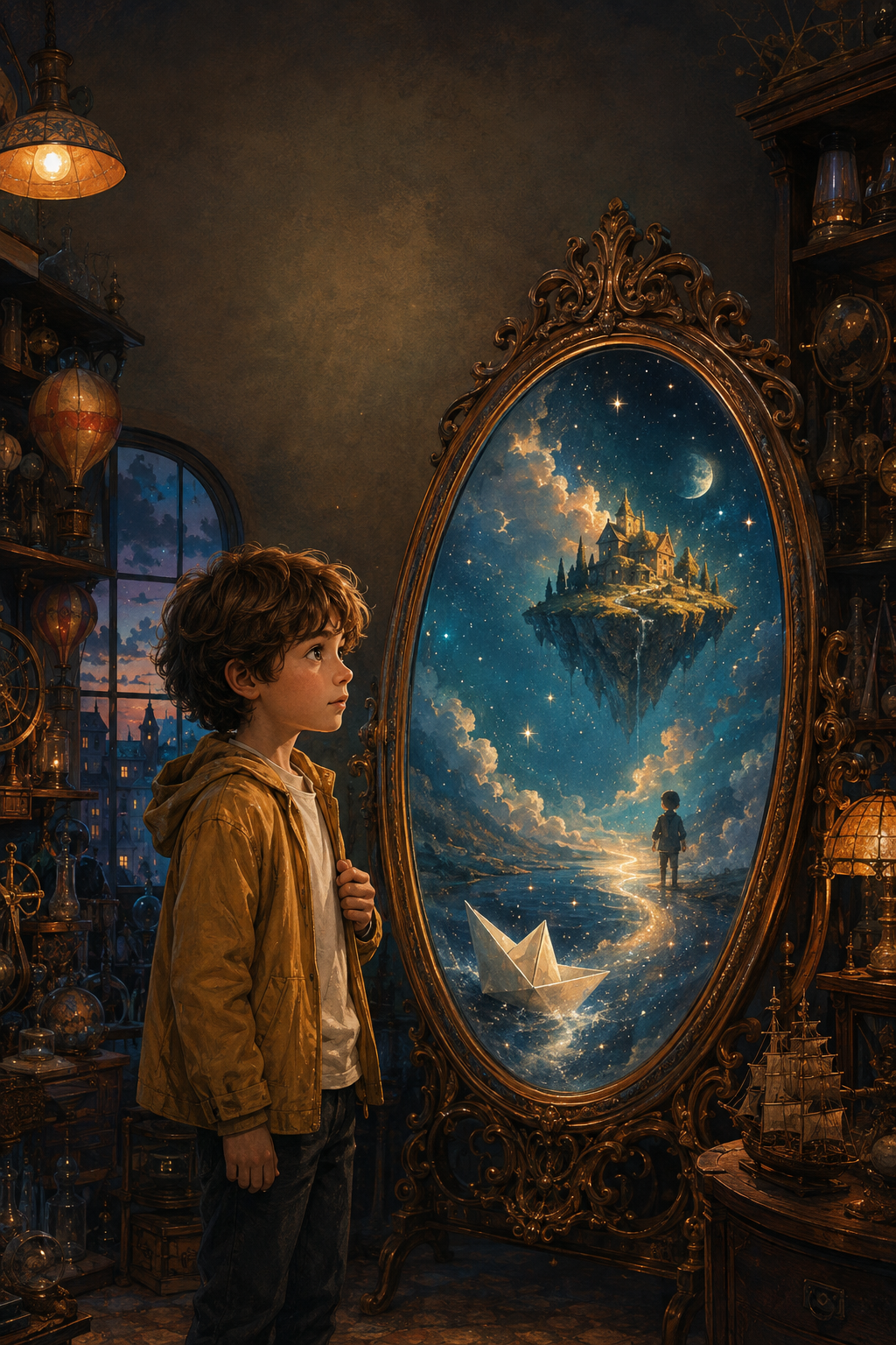 Couverture Le miroir qui montrait les rêves