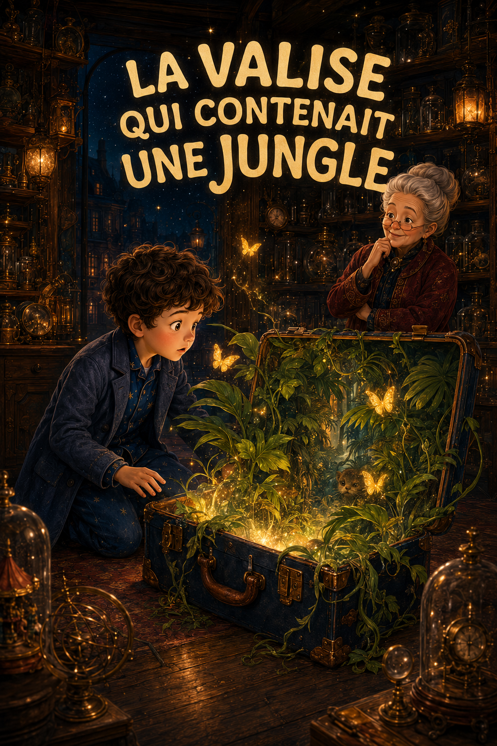 Couverture La valise qui contenait une jungle