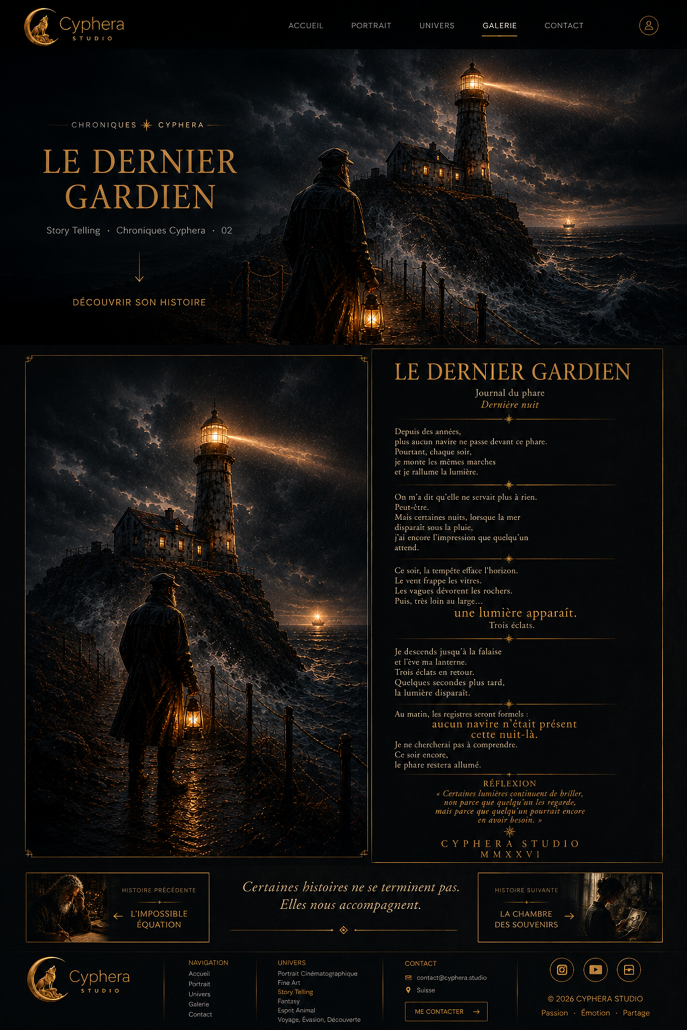 Présentation éditoriale du Dernier Gardien