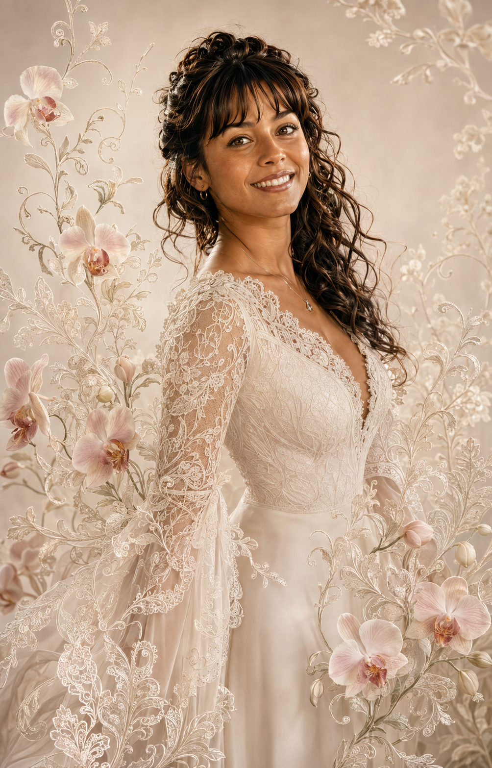La dentelle vivante — portrait Fine Art