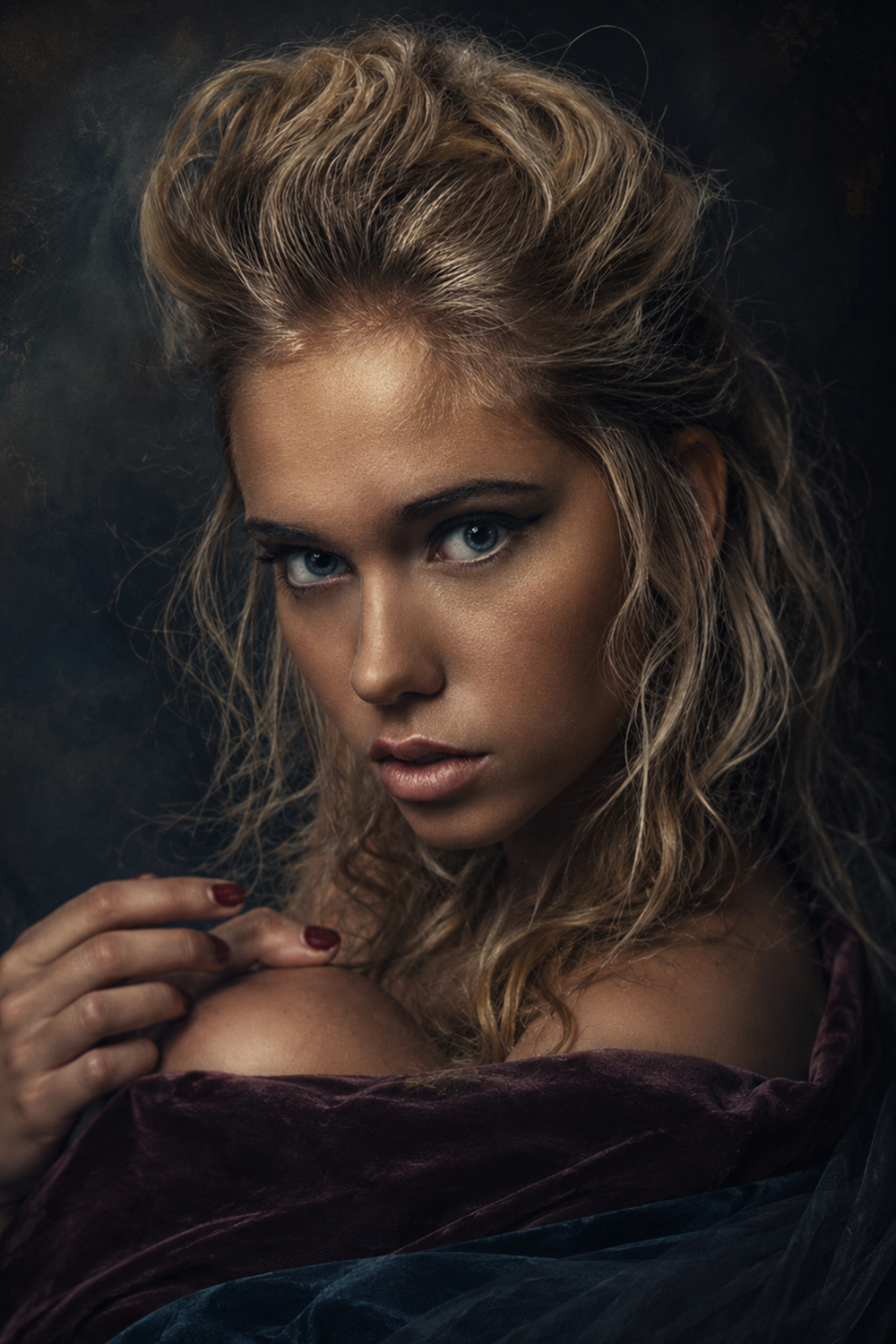Portrait Fine Art aux velours profonds